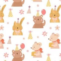 生日禮物兔子熊