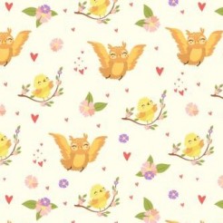 愉快貓頭鷹和鳥