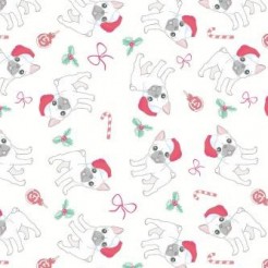 聖誕法國鬥牛犬